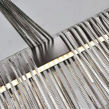 Cadena Steel Tassel Dining Room Light Fixture