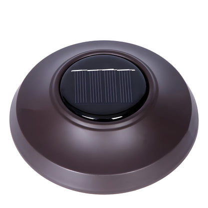 Waterproof Metal Glass LED Retro Modern Solar Powered Lawn Lights