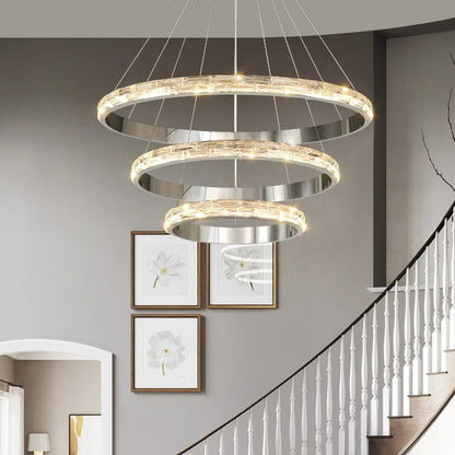 Argento Crystal Modern Chandelier
