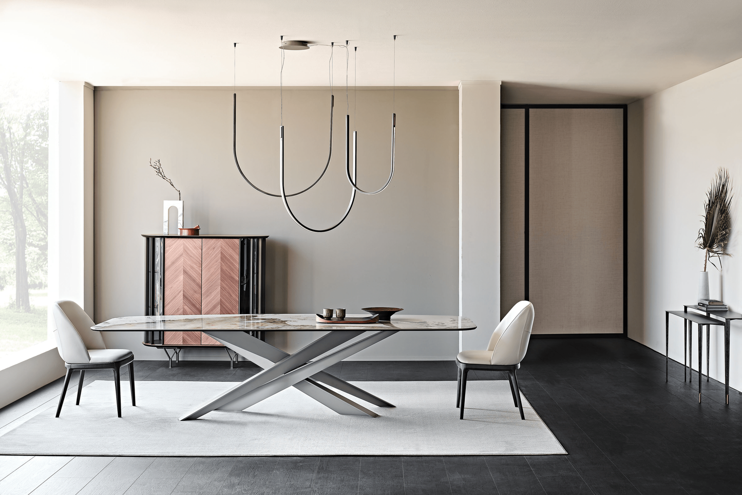 Lancer Keramik Dining Table - 94.5 In