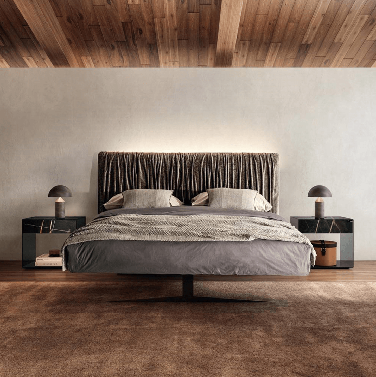 Steel King Bed