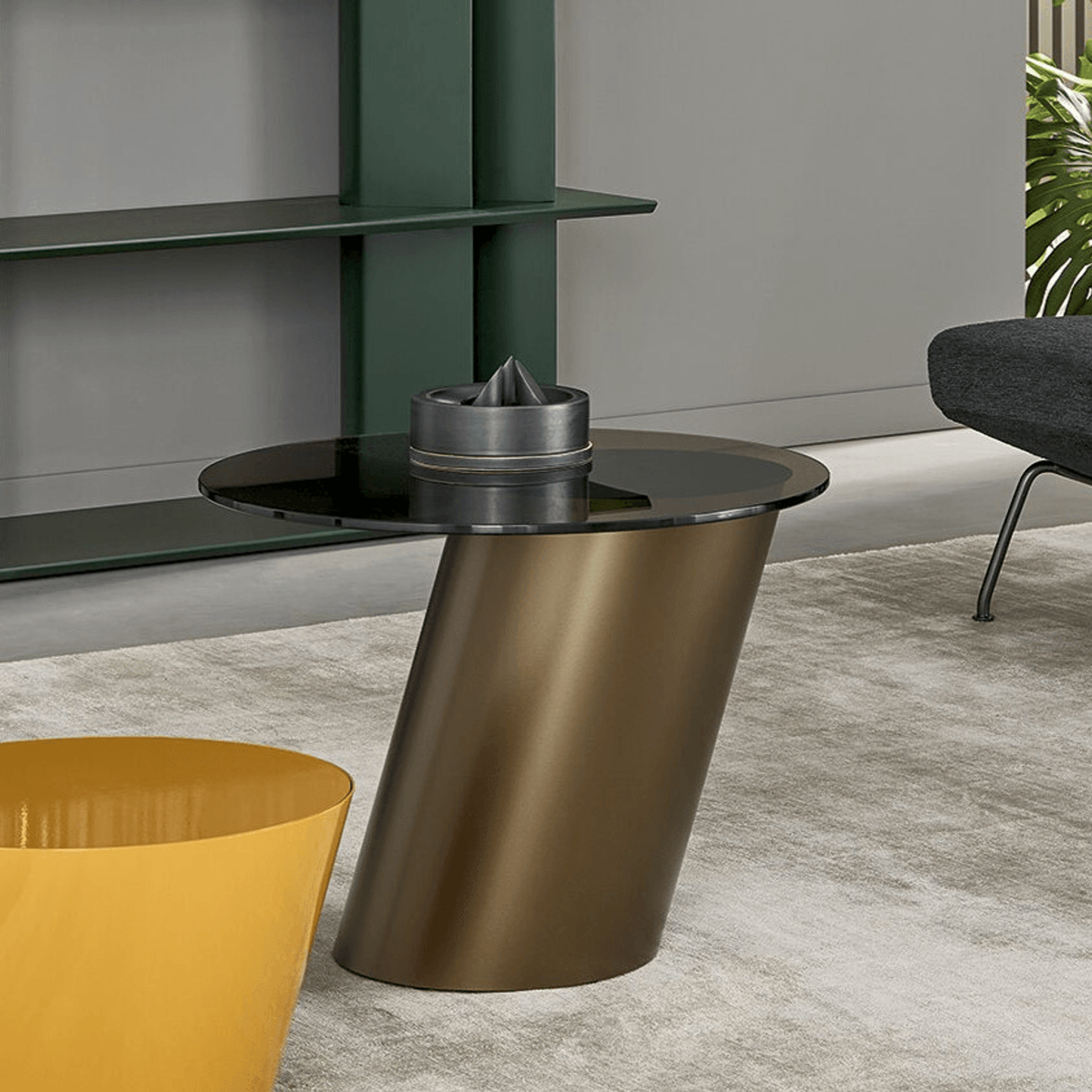 Pisa Accent Table - Glass Top