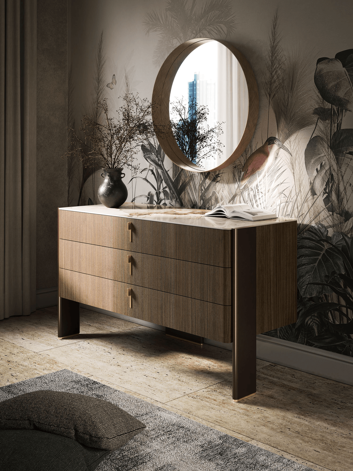 Julian 3-Drawer Dresser
