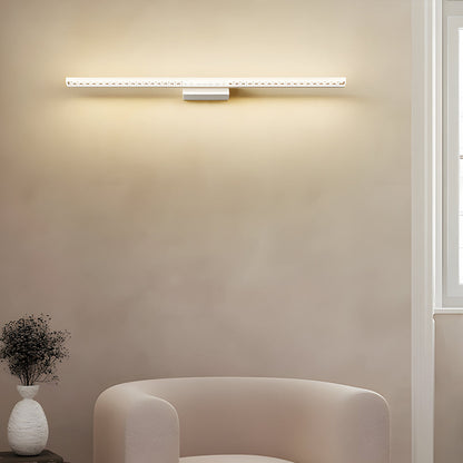 LED Bathroom Vanity Lights with Geometric Acrylic Shade and 3-Step Dimming