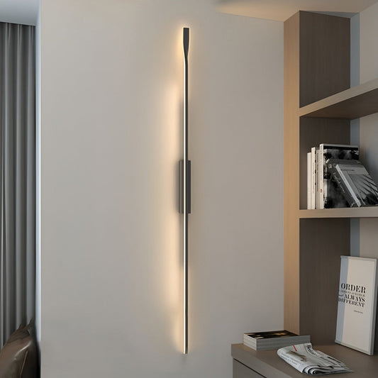 Creative Linear Strip LED Black Nordic Wall Lamp Wall Sconce Lighting