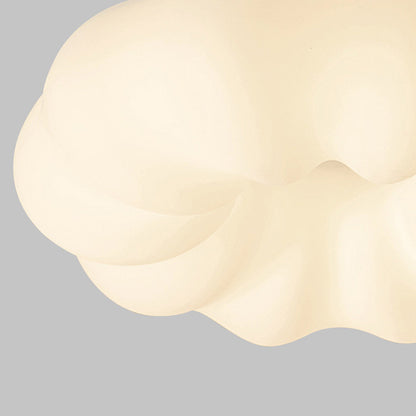 Pumpkin Shape Clouds Stepless Dimming LED White Nordic Ceiling Lights