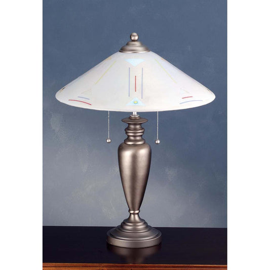 Two Light Table Lamp