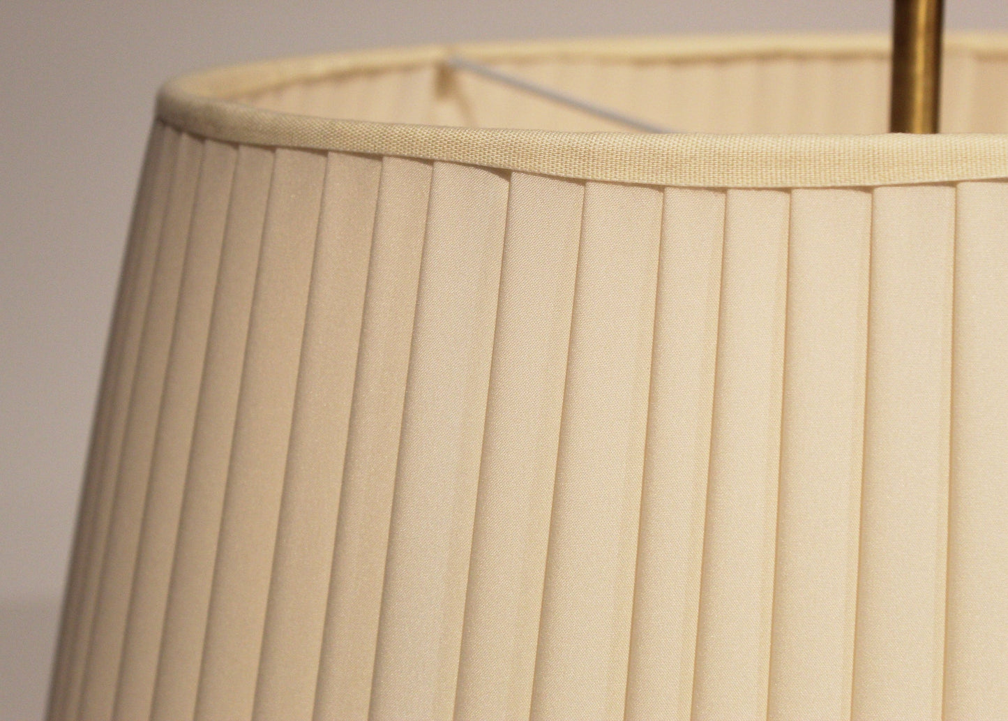 Maitland Smith Aged Brass Table Lamp with Crystal Insert MS20