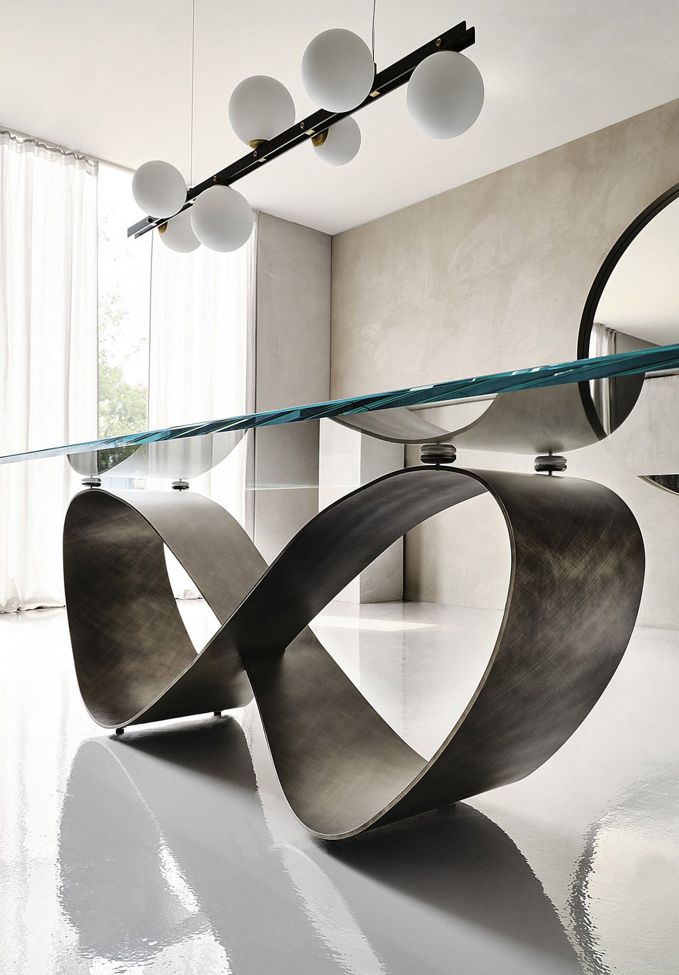 Butterfly Dining Table - 118 In/Shaped