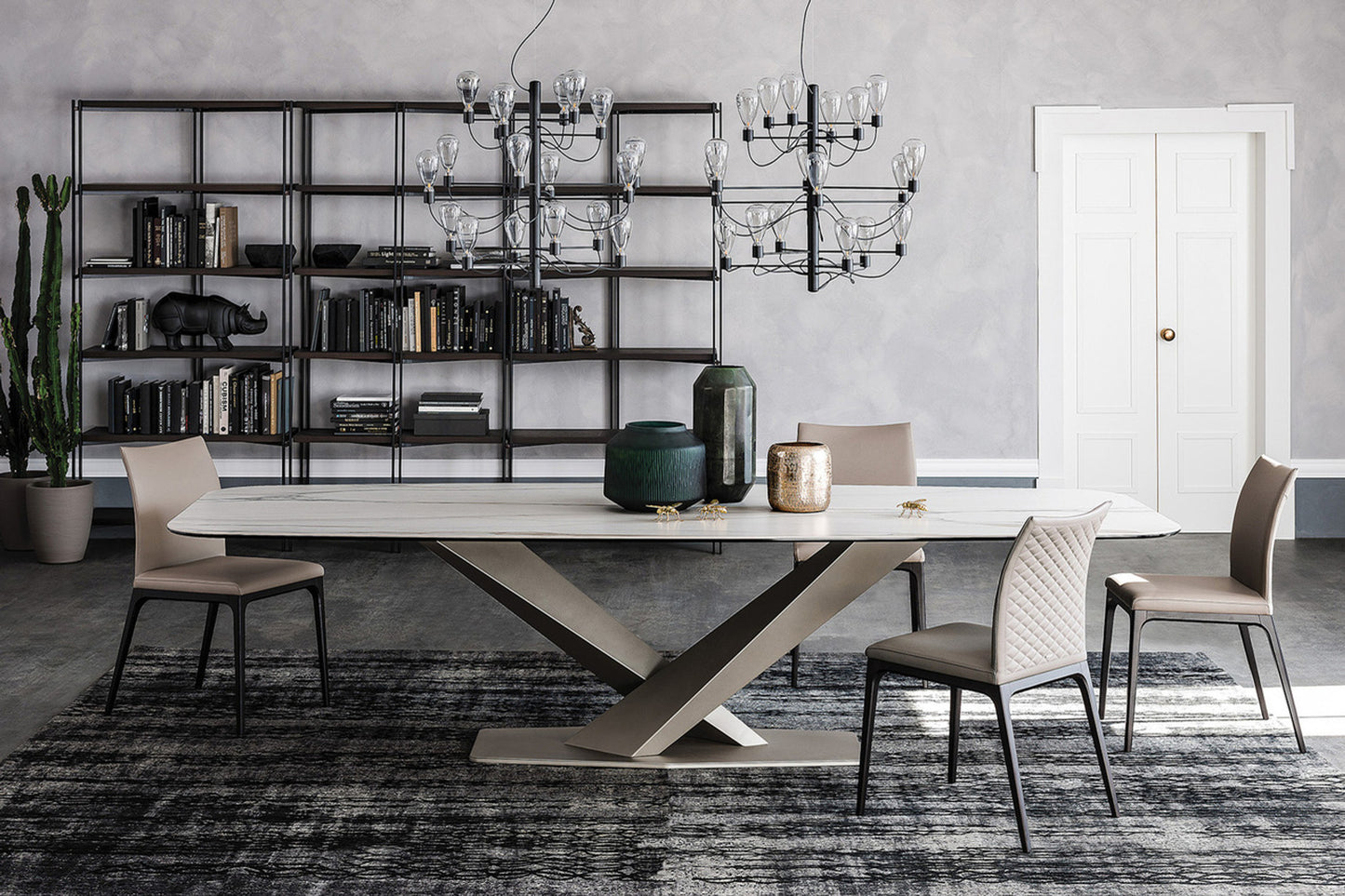 Stratos Keramik Dining Table - 94.5 In