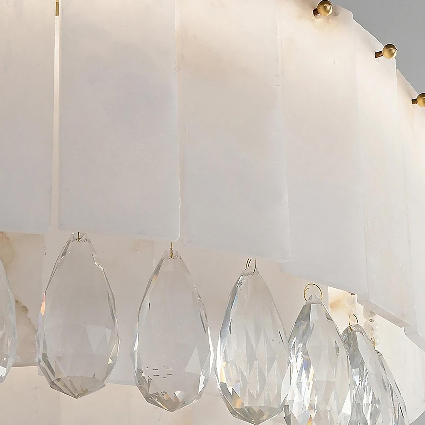 Marble & Crystal Modern Chandelier