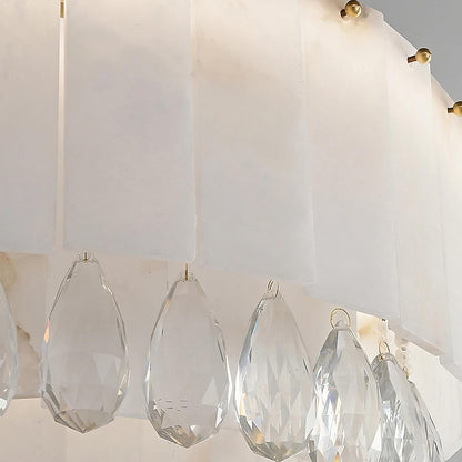 Marble & Crystal Modern Chandelier