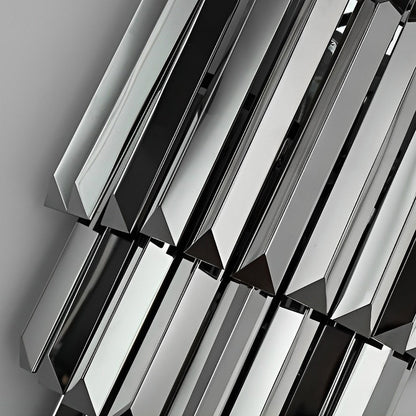 Creative Crystal Metal Three Step Dimming LED Post-Modern Wall Lamp