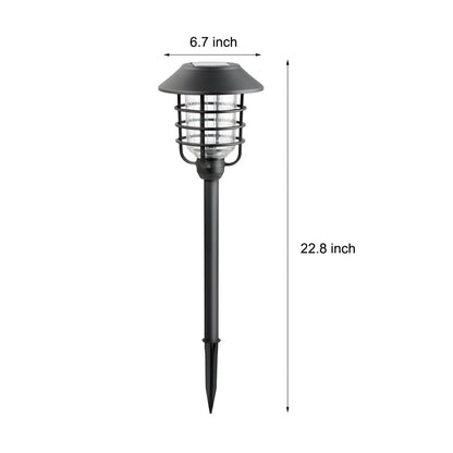22.8-in Black Mini Torch Solar Pathway Lights Outdoor Lawn LED Lights