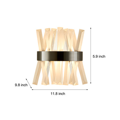 Creative Crystal Strips Luxury up and down Lighting Nordic Wall Lamp