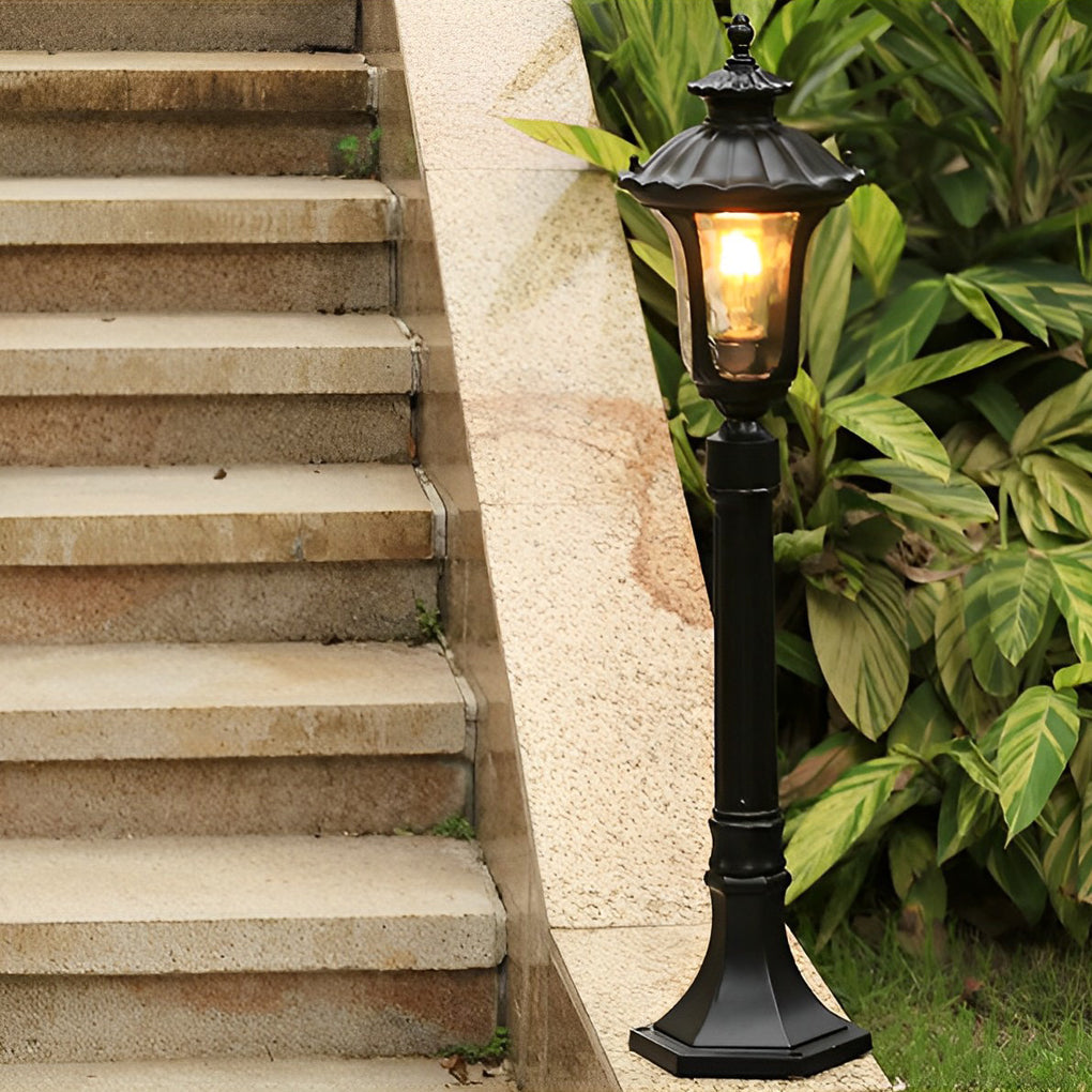 Vintage Classic Waterproof LED Black European-style Outdoor Lawn Lights