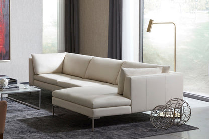 Inspiration Sectional - Grey Leather