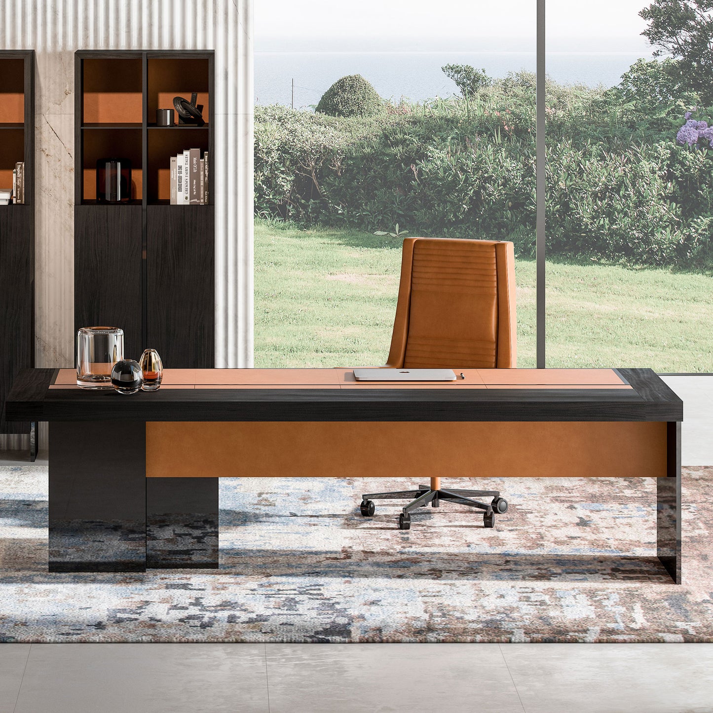 Black & More Executive Desk