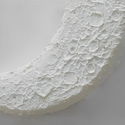 Creative Resin Moon Waterproof LED Modern Outdoor Wall Sconce Lighting