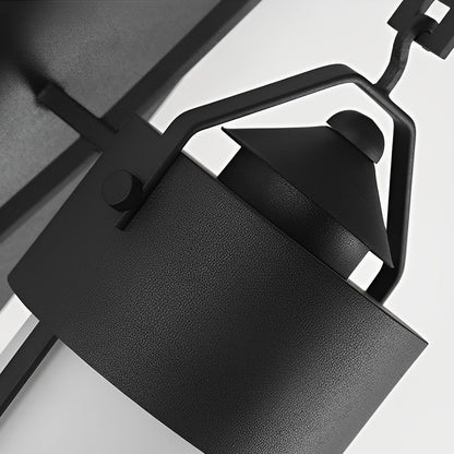 Country Retro Waterproof Black American-style Wall Lamp Exterior Lights