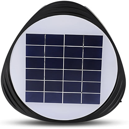 Waterproof Dimmable LED Black Modern Solar Outdoor Wall Lights Wall Lamp