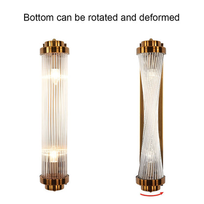 Adjustable Warm White Light LED Crystal Golden Nordic Wall Lamp Wall Sconce Lighting