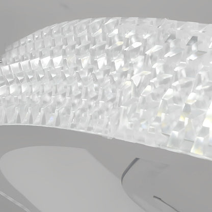 Round Inverter Mute LED Dimmable Modern Bladeless Ceiling Fans with Remote