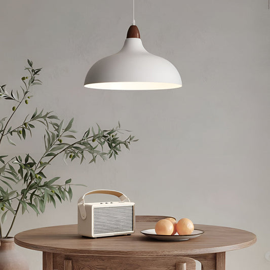 Round E27 12W White Nordic Pendant Light Hanging Lamp Chandelier