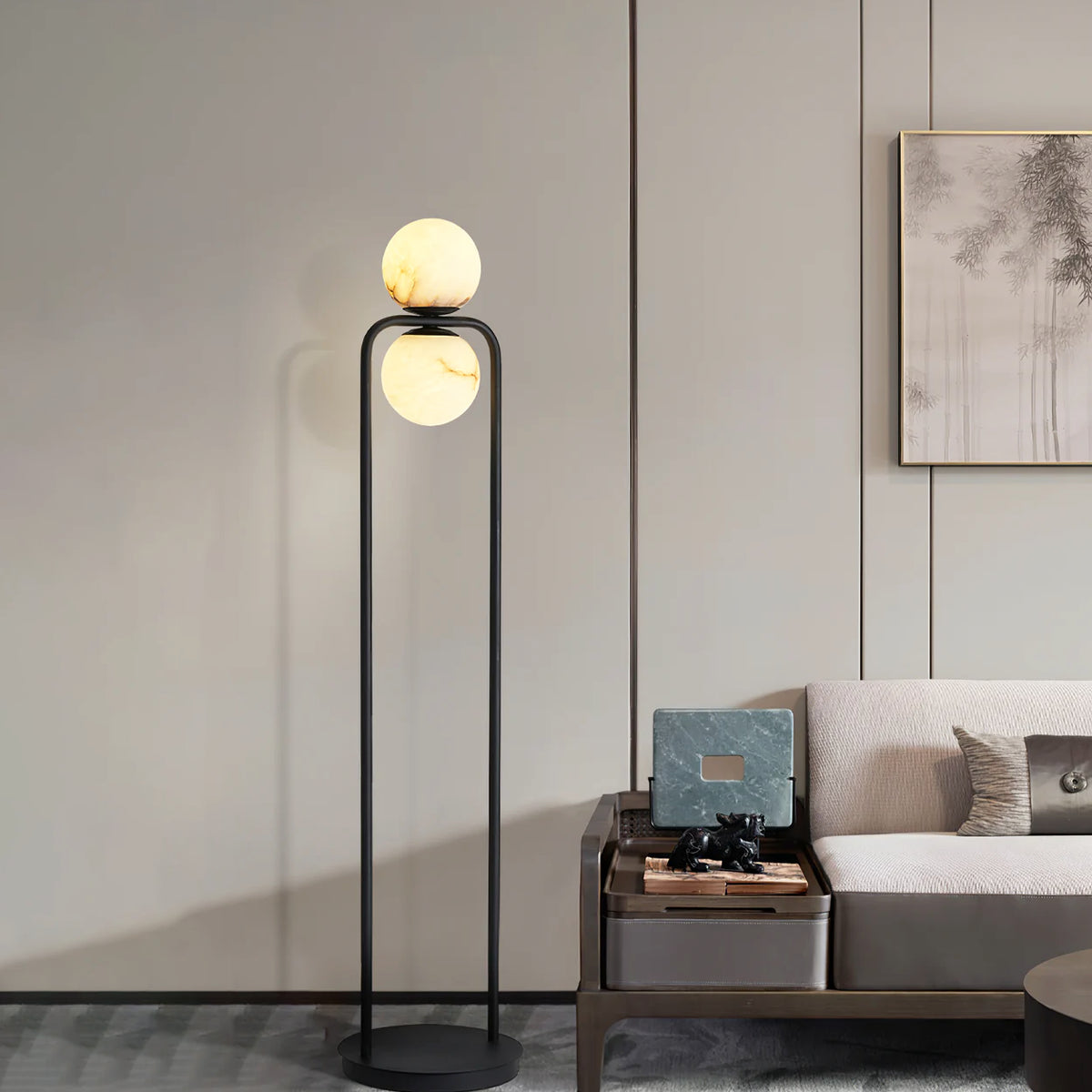 Alabaster Tribeca Free-standing Lamp Floor Lamp