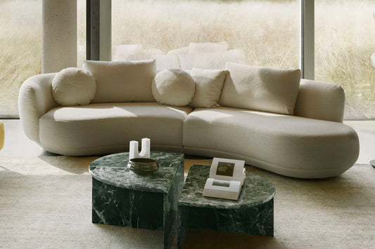 Andali 2pc Sectional - Cream