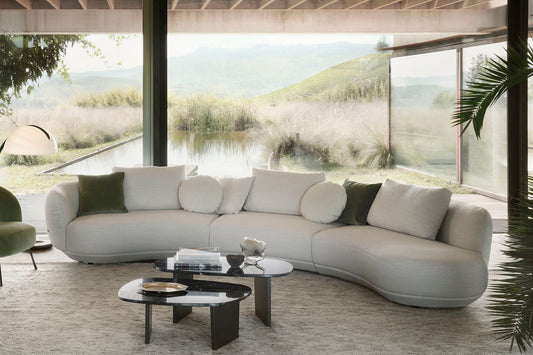 Andali 3pc Sectional - Cream