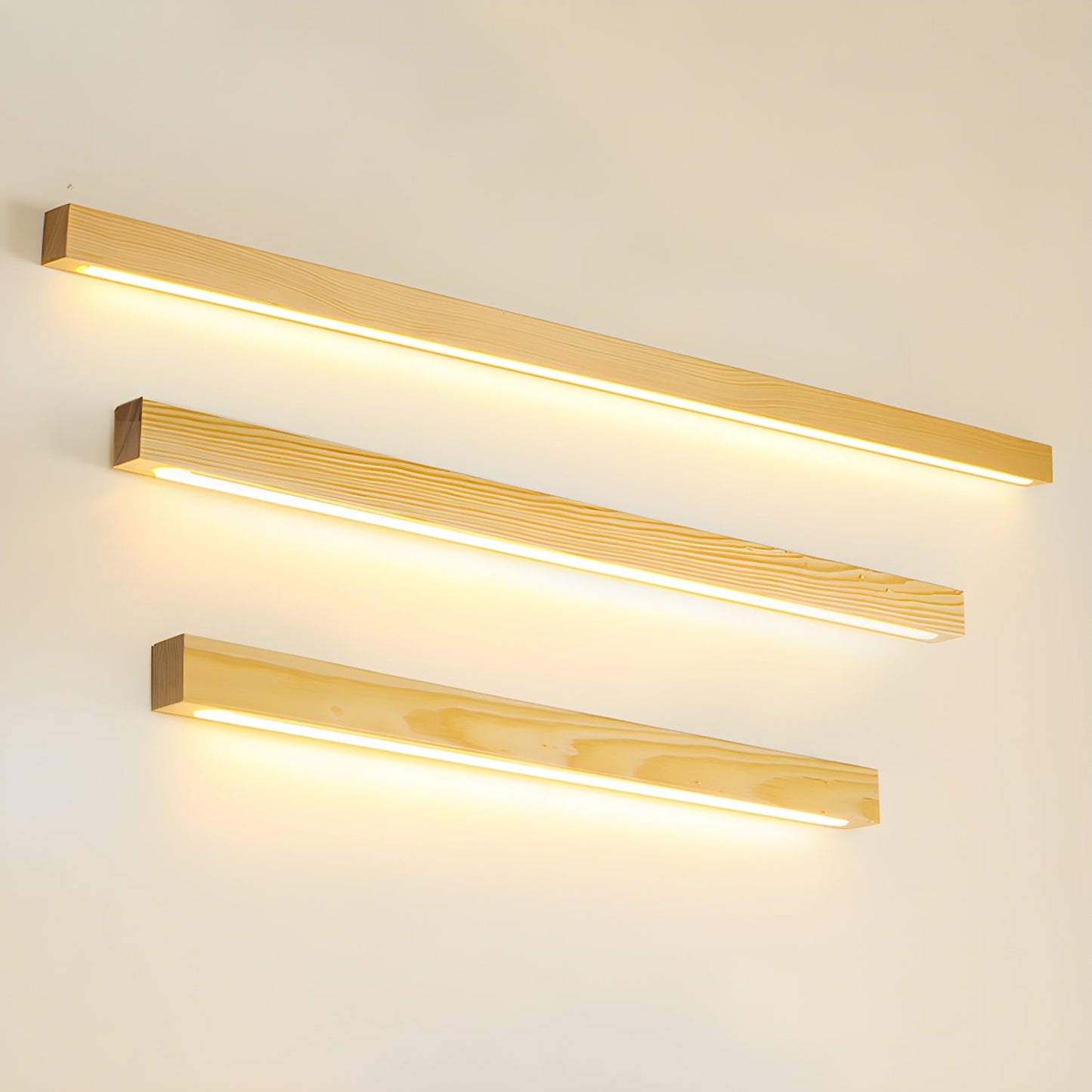 Arlo Linear Wood Lamp bracket Wall Light