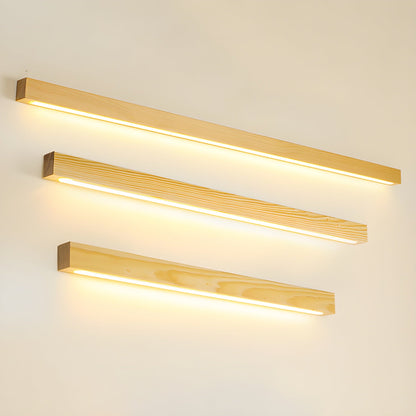 Arlo Linear Wood Lamp bracket Wall Light