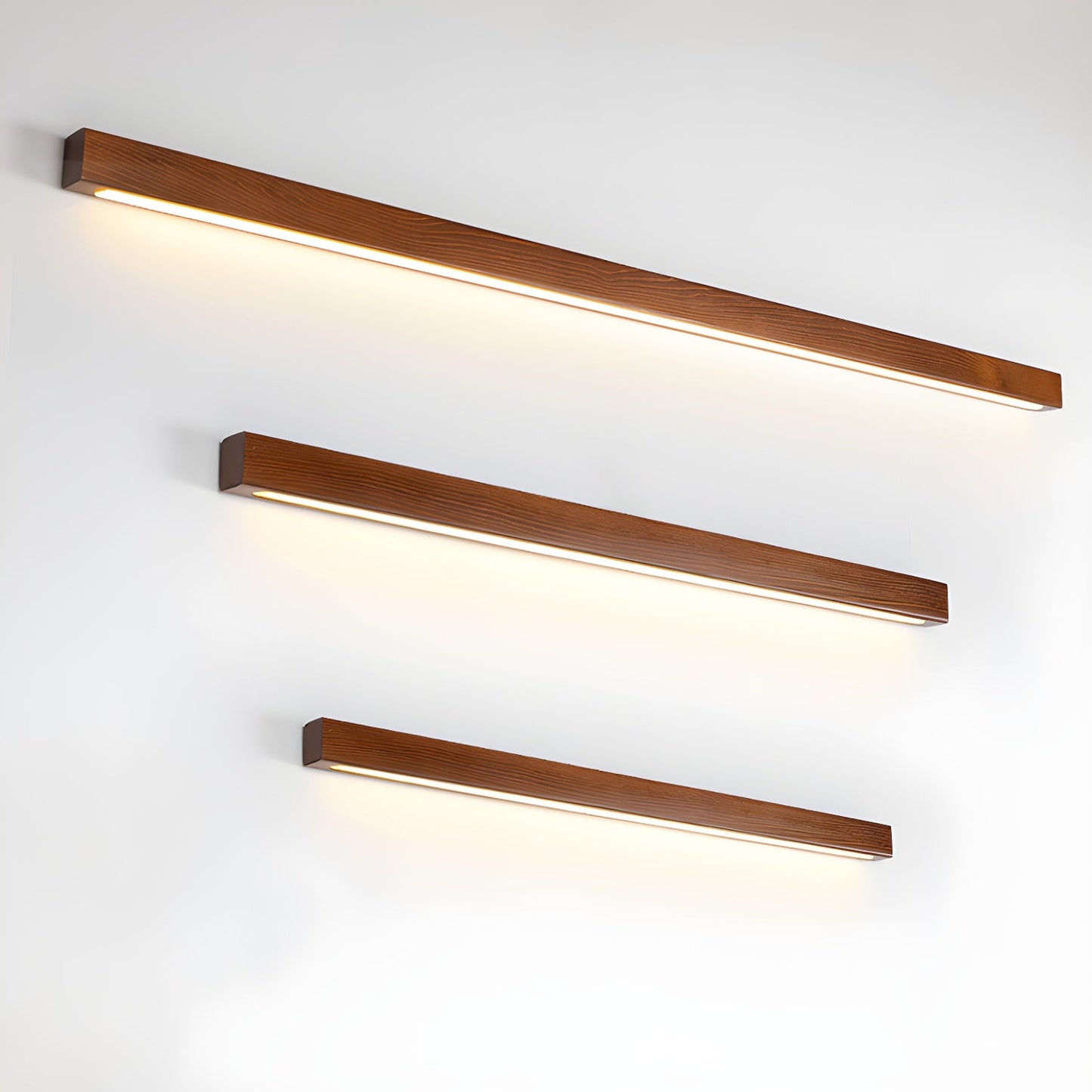 Arlo Linear Wood Lamp bracket Wall Light