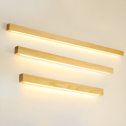 Arlo Linear Wood Lamp bracket Wall Light