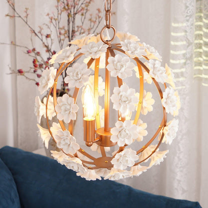 Bianca Floral Orb Ceiling fixture Chandelier