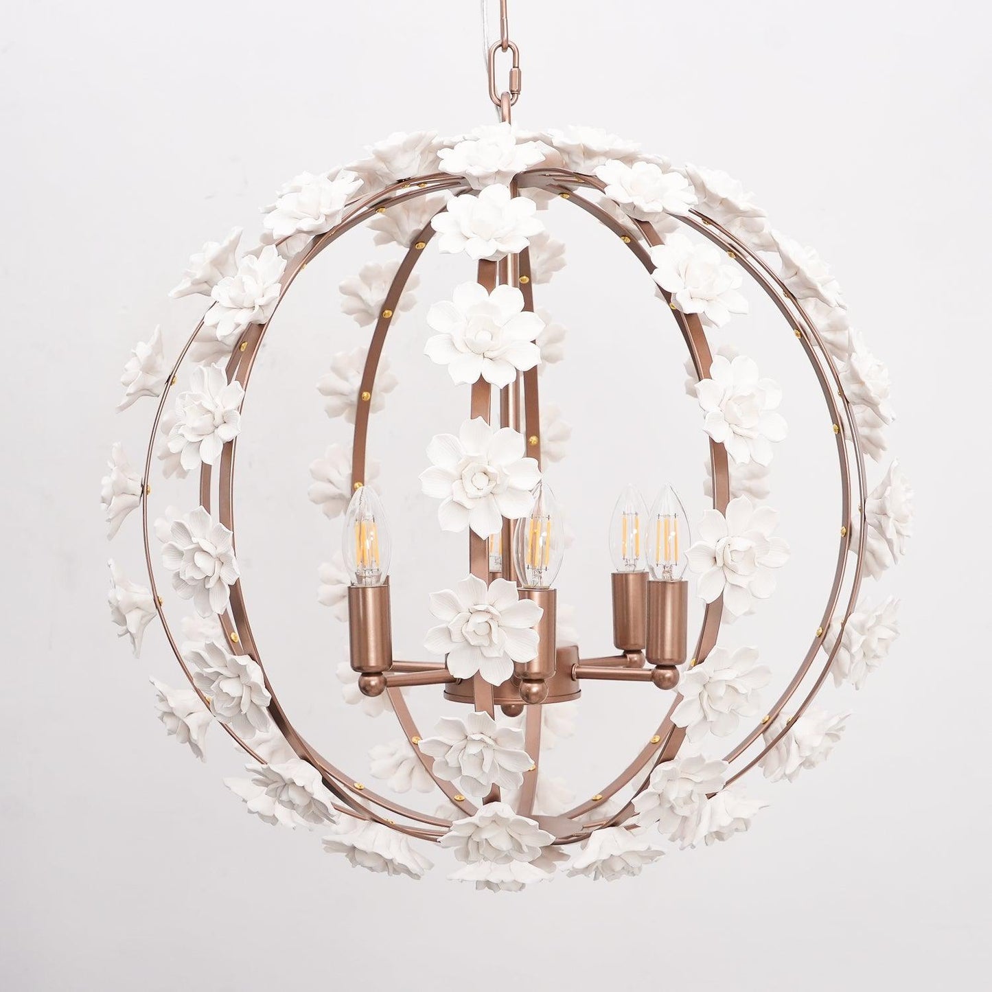 Bianca Floral Orb Ceiling fixture Chandelier