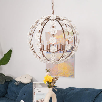 Bianca Floral Orb Ceiling fixture Chandelier