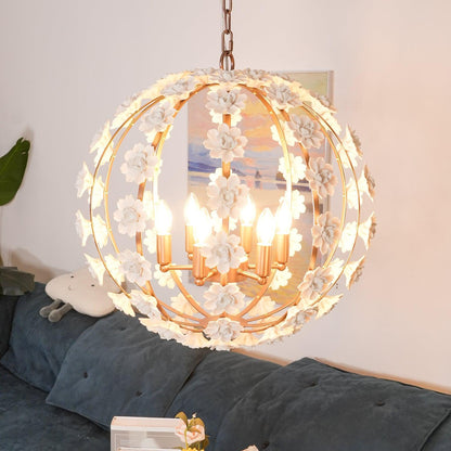 Bianca Floral Orb Ceiling fixture Chandelier