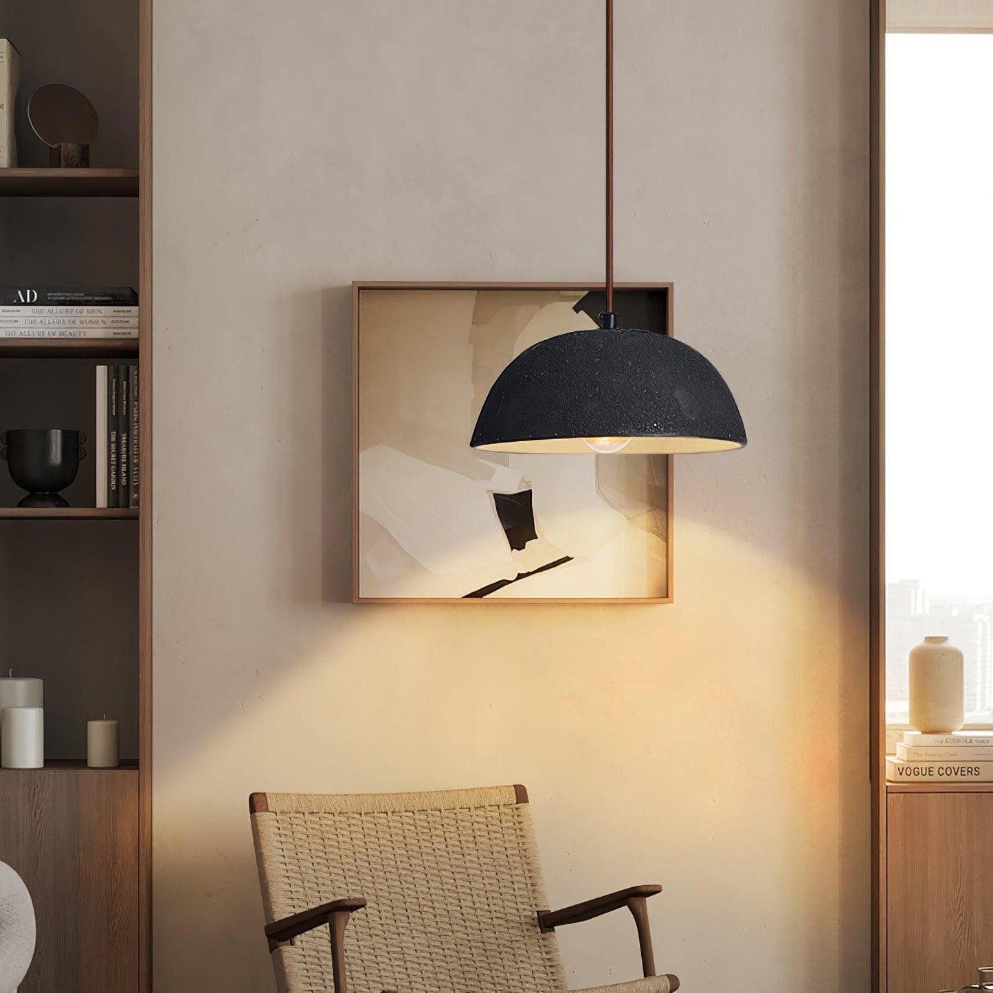 Black Arch Ceramic Ceiling light fitting Pendant Lamp