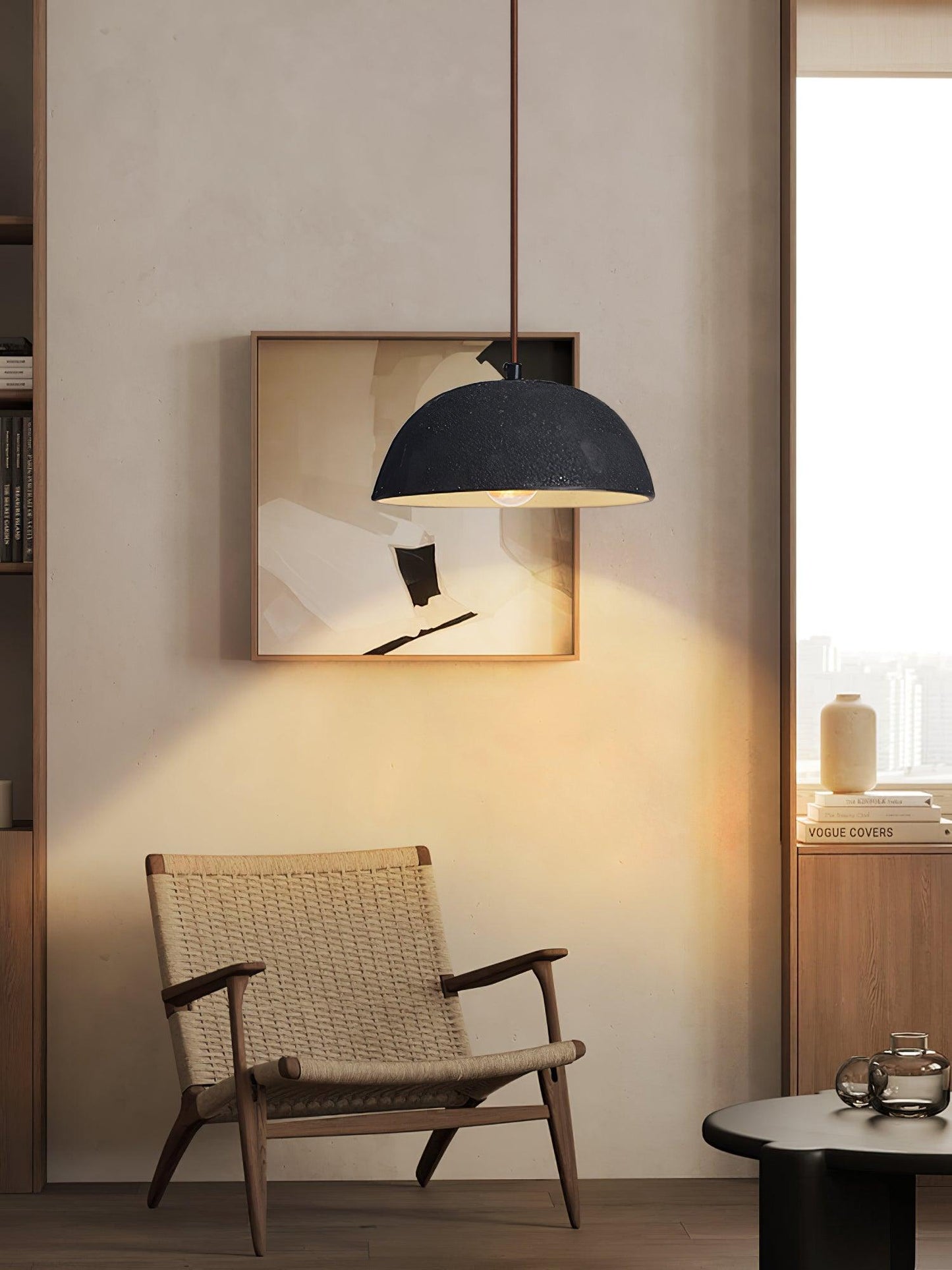 Black Arch Ceramic Ceiling light fitting Pendant Lamp