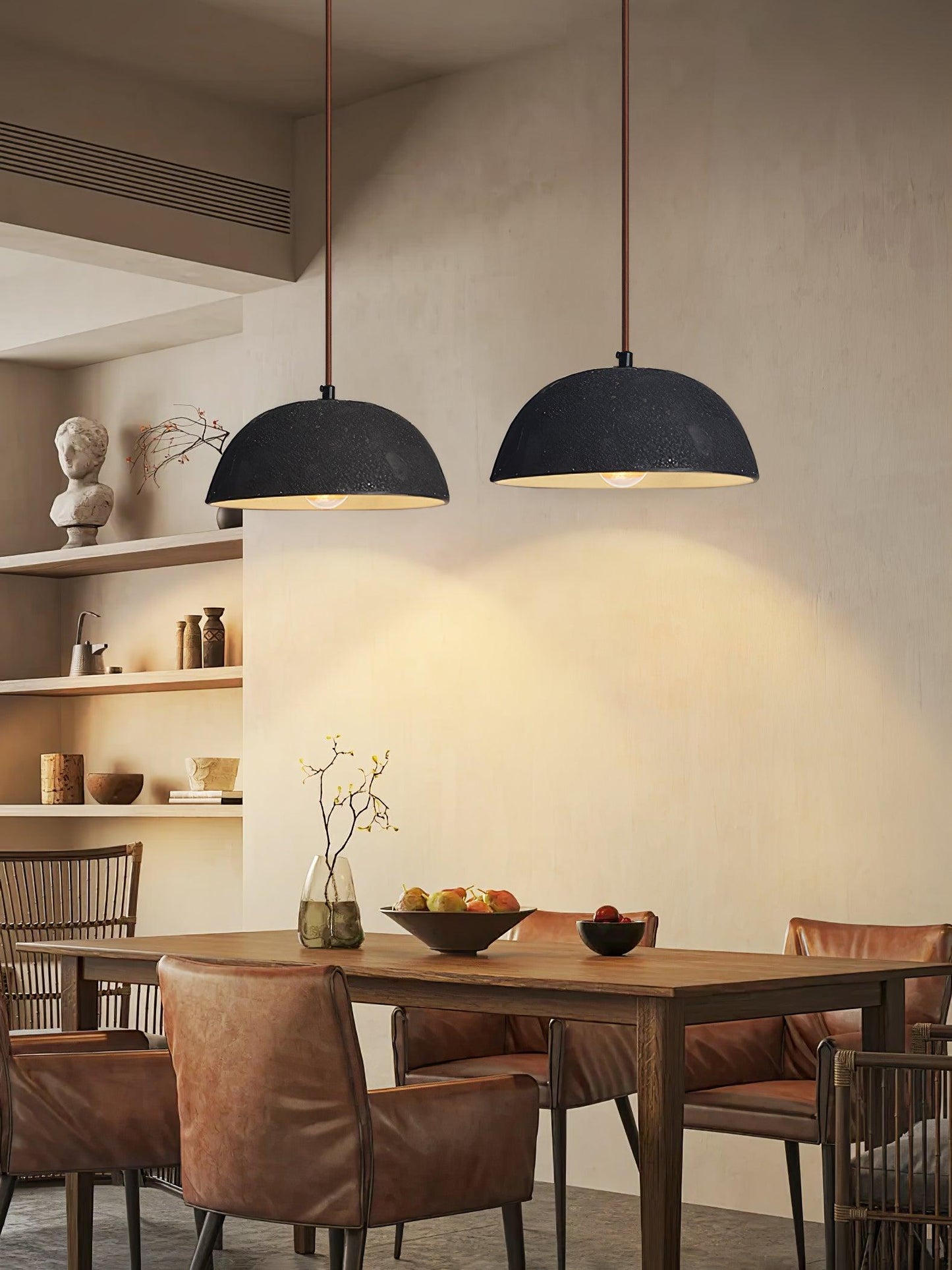 Black Arch Ceramic Ceiling light fitting Pendant Lamp