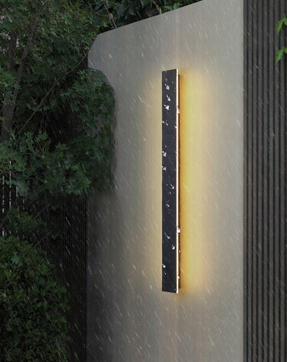 Long Strip Solar Patio light Outdoor Sconce