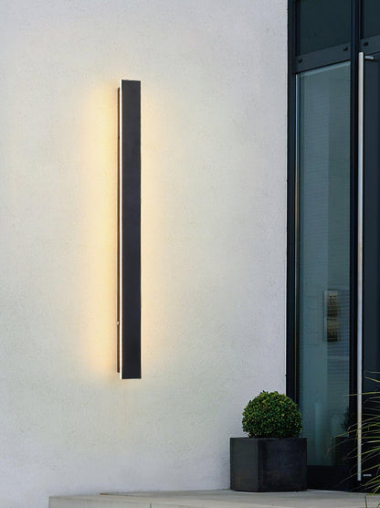 Long Strip Solar Patio light Outdoor Sconce