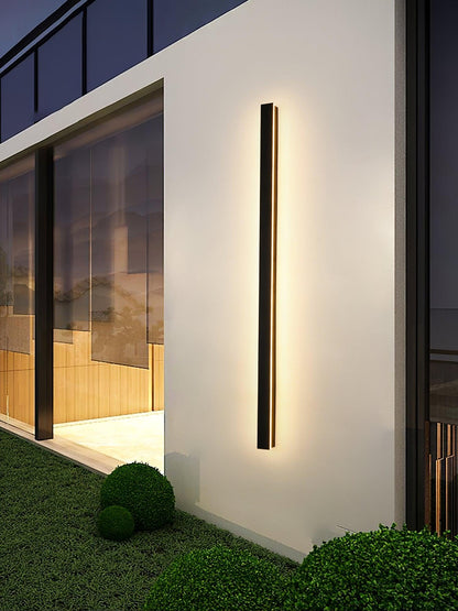 Long Strip Solar Patio light Outdoor Sconce
