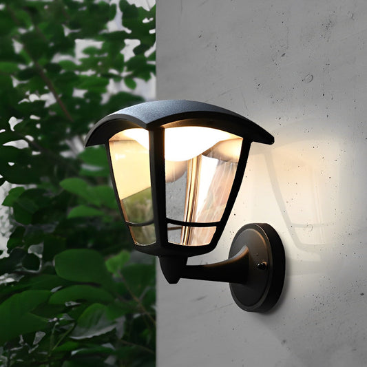 Retro Waterproof Black Vintage Outdoor Wall Lamp Plug in Wall Sconce Lighting