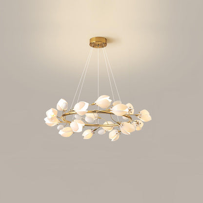 Porcelain Magnolia Pendant light Chandelier