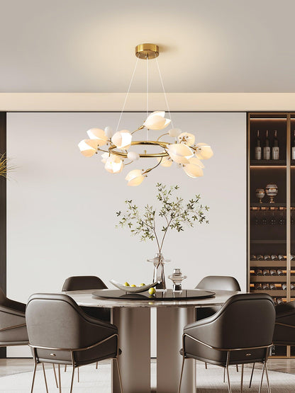 Porcelain Magnolia Pendant light Chandelier