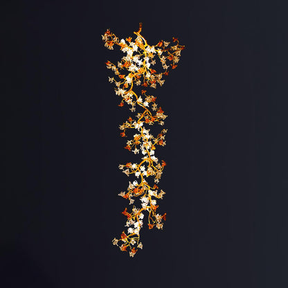 Brass Maple Branch Pendant light Chandelier