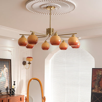 Caramel Sphere Ceiling fixture Chandelier